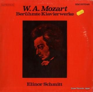 SCHMITT, ELINOR mozart; beruhmte klavierwerke SM007046
