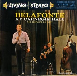BELAFONTE, HARRY belafonte at carnegie hall SLS-5032
