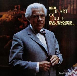 MUNCHINGER, KARL bach; the art of fugue SLC2213-4