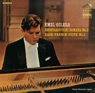 GILELS, EMIL shostakovich; sonata no.2 op.64 SHP-2476