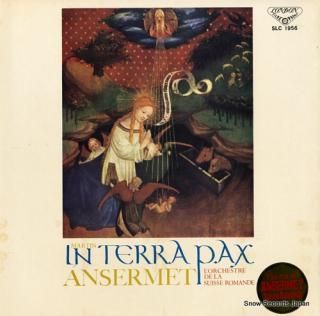 ANSERMET, ERNEST martin; in terra pax SLC1956