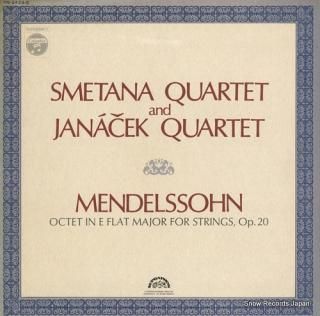 SMETANA QUARTET / JANACEK QUARTET mendelssohn; octet in e flat major for strings, op.20 OS-2424-S