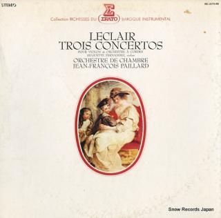PAILLARD, JEAN-FRANCOIS leclair; trois concertos RE-1079-RE