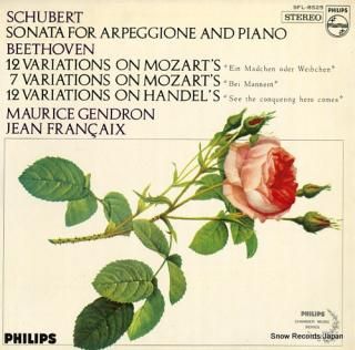 GENDRON, MAURICE schubert; sonata for arpeggione and piano SFL-8525