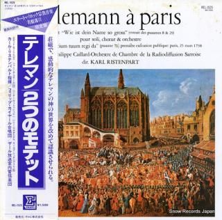 RISTENPART, KARL telemann; motette REL-1525