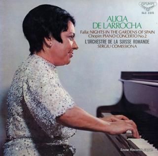 LARROCHA, ALICIA DE falla; nights in the gardens of spain SLC2315