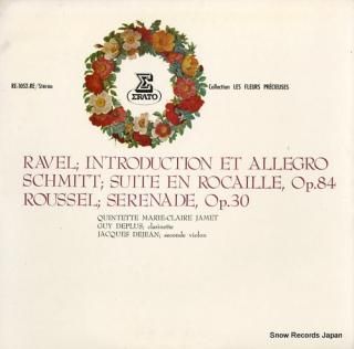 JAMET, MARIE-CLAIRE QUINTETTE ravel; introduction et allegro RE-1052-RE