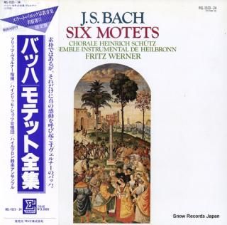 WERNER, FRITZ bach; six motets REL-1523-24
