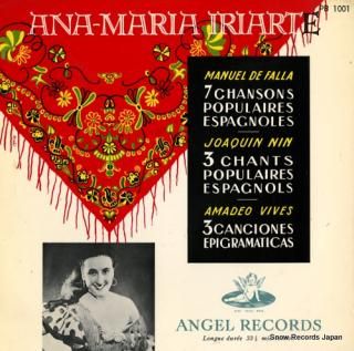IRIARTE ANA-MARIA falla; 7chansons populaires espagnoles PB1001