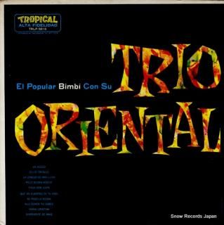 BIMBI Y SU TRIO ORIENTAL el popular bimbi con su trio oriental TRLP-5016