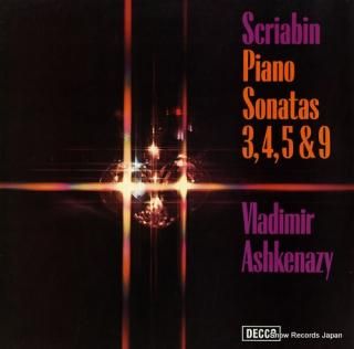 ASHKENAZY, VLADIMIR scriabin; piano sotatas 3,4,5&9 6.42018