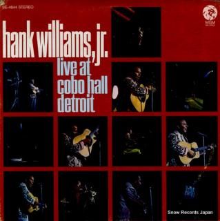 WILLIAMS, HANK, JR. live at cobo hall SE-4644