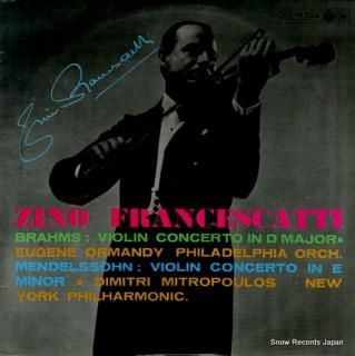 FRANCESCATTI, ZINO brahms / mendelssohn; violin concertos OL-147