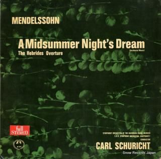 SCHURICHT, CARL mendelssohn; a midsummer night's dream M-2214