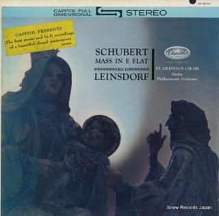 LEINSDORF, ERICH schubert; mass in e flat SP8579