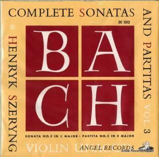 SZERYNG, HENRYK bach; complete sonatas and partitas vol.3 OC1013