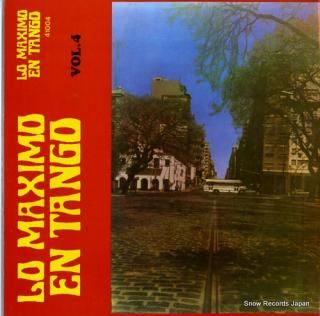 V/A lo maximo en tango vol.4 41004
