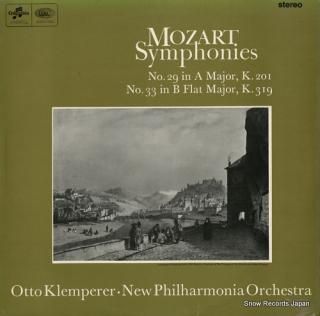 KLEMPERER, OTTO mozart; symphonies no.29/no.33 SAX5256