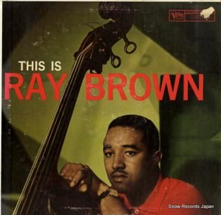 BROWN, RAY this is ray brown MGV-8290/V-8290
