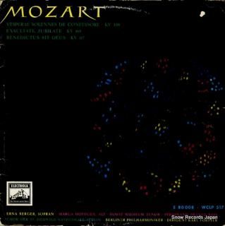 FORSTER, KARL mozart; vesperae solennes de confessore WCLP517