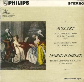 HAEBLER, INGRID mozart; piano concerto no.15 & 16 SFL-7860