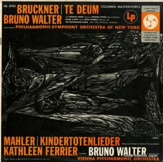WALTER, BRUNO bruckner; te deum ML4980