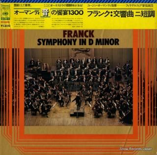 ORMANDY, EUGENE franck; symphony in d minor 13AC273