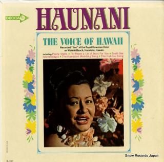 HAUNANI the voice of hawaii DL4561