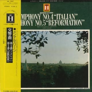 MAAZEL, LORIN mendelssohn; symphony no.4 