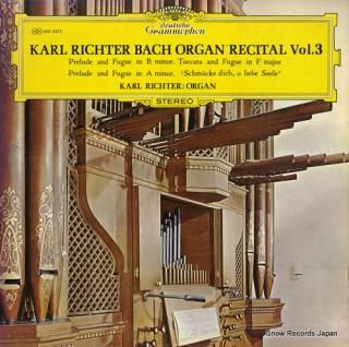 RICHTER, KARL bach; organ recital vol.3 MG2372
