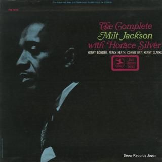 JACKSON, MILT the complete milt jackson with horace silver PRT-7655