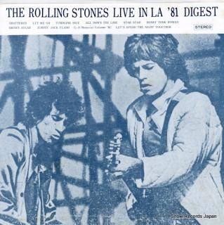 ROLLING STONES, THE live in la '81 digest A-A