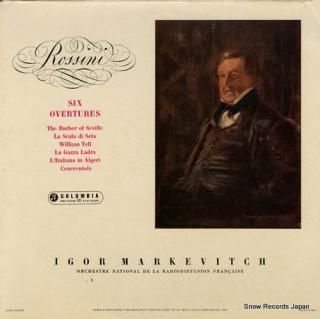 MARKEVITCH, IGOR rossini; six overtures 33CX1560
