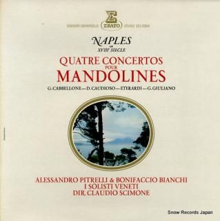 SCIMONE, CLAUDIO quatre concertos pour mandolines STU70684