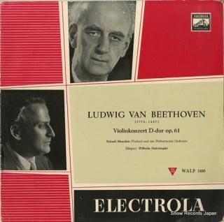 FURTWANGLER, WILHELM beethoven; violinkonzert in d-dur op.61 WALP1100