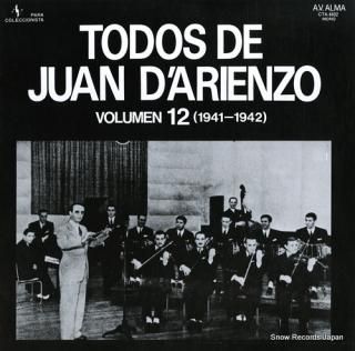 D'ARIENZO, JUAN todos de juan d'arienzo volume 12 (1941-1942) CTA-6032