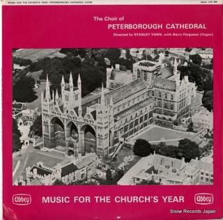 CHOIR OF PETERBOROUGH CATHEDRAL, THE music for the church's year LPB658