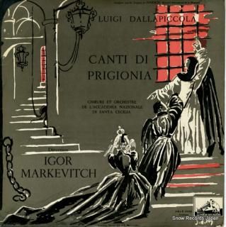MARKEVITCH, IGOR dallapiccola; canti di prigionia FBLP1029