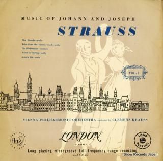 KRAUSS, CLEMENS music of johann and joseph strauss vol.1 LLA10120