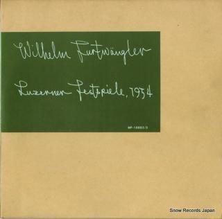 FURTWANGLER, WILHELM beethoven; symphony no.9 