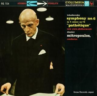 MITROPOULOS, DIMITRI tchaikovsky; symphony no.6 