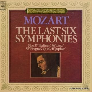 SZELL, GEORGE mozart; the last six symphonies (no.36 - no.41) SOCZ44
