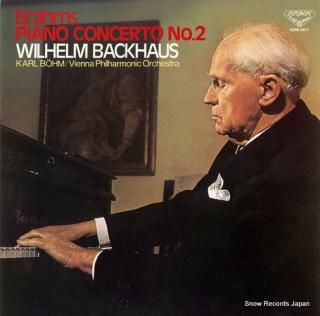 BACKHAUS, WILHELM brahms; piano concerto no.2 K20C8677