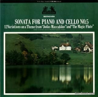 FOURNIER, PIERRE beethoven; piano sonatas for piano and cello no.5 MH5038