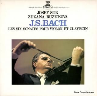 SUK, JOSEF / ZUZANA RUZICKOVA bach; les six sonates pour violon et clavecin ERX2018