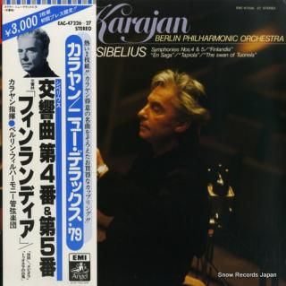 KARAJAN, HERBERT VON sibelius; symphonies nos.4 & 5 / 