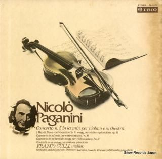 GULLI, FRANCO paganini; concerto n,5 in la min per violino e orchestra PA-1070