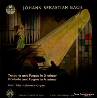 HEITMANN, FRITZ bach; toccata and fugue/prelude and fugue MPT1