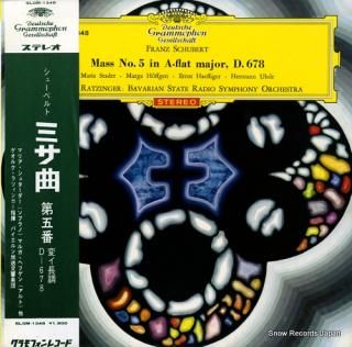 RATZINGER, GEORG schubert; mass no.5 in a-flat major d,678 SLGM-1348