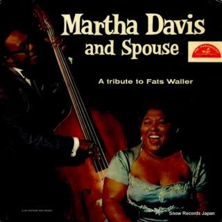 DAVIS, MARTHA a tribute to fats waller ABC-213